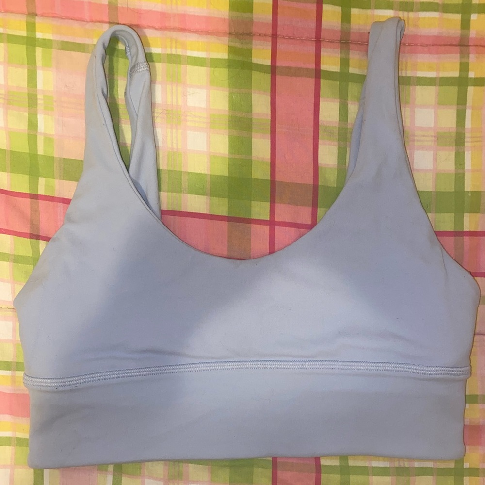 Lululemon light blue align bra
